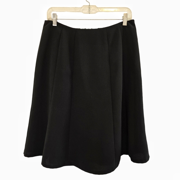 Calvin Klein - Black A-Line Suit Skirt - Picture 1 of 11
